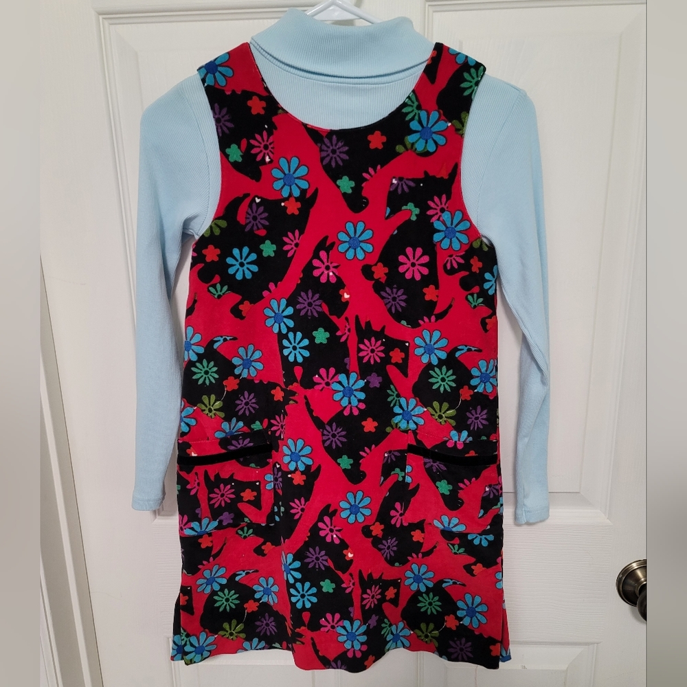 Lilly Pulitzer Scotty Dog Jumper abd Gymboree Turtleneck